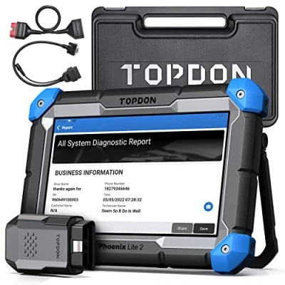 Immagine di TOPDON Strumento diagnostico per auto Phoenix Lite 2, codifica ECU, scanner sistemi completi di livello OE, oltre 28 servizi ripristino, AutoAuth FCA SGW, senza fili, 2 anni