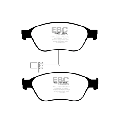 Immagine di Kit pastiglie freno, Freno a disco EBC Brakes DP41535R