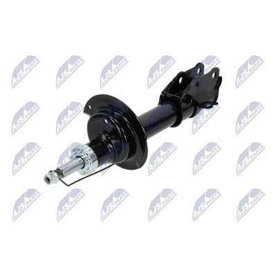 Immagine di NTY A MZ 019 Ammortizzatore Assale anteriore Sx pressione del gas doppio tubo tipo McPherson Spina superiore, Collare inferiore