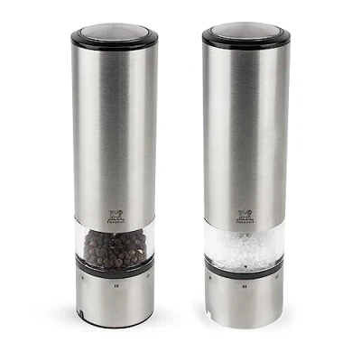 Immagine di Peugeot 2/27162 Set di macina Pepe e Sale Elis Sense, in Acciaio Inox, uSelect, 20 cm, con Luce sensore Automatico