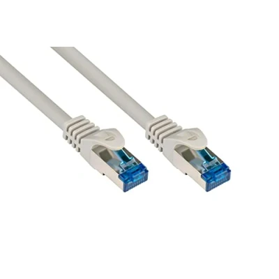 Immagine di Good Connections® SmartFLEX cavo patch Cat.6A, 15 cm/0,15 m, altamente flessibile, corto, 10 GIGABIT, Ethernet di alta qualità, conduttore/CU in rame, protezione chiavistello, S/FTP PiMF, senza