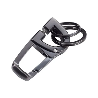 Immagine di Troika D CLICK Portachiavi ad anello e catena, 6 cm, Grigio (Grau)