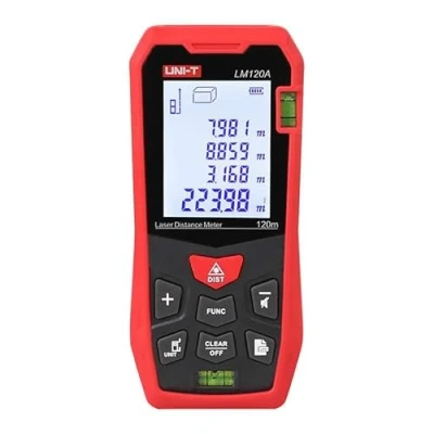 Immagine di UNI T Laser distance meters Rangefinder LM50A LM70A LM100A LM120A Digital Range Finder Meter Millimeter Accuracy,measure AREA, VOLUME, ADDITION, SUBTRACTION (LM120A)