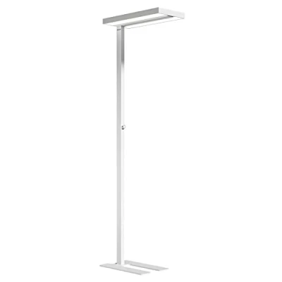 Immagine di Honeywell lampada da terra LED moderna 02E Pro Sunturalux Eye Caring naturale, 10040LM dimmerabile, 100W, luce diurna 4000K, lettura alta per ufficio domestico