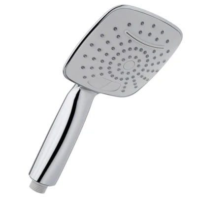 Immagine di Schläfer 1304600 Doccetta per Doccia Quadrata, Soffione Multigetto Universale, Chantal, Quadrato alta pressione, Telefono Cromo, Argento