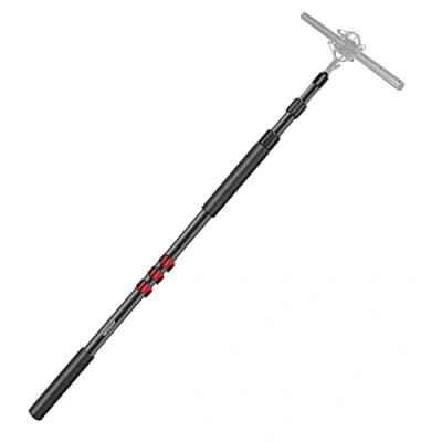 Immagine di Neewer NW 7000 Braccio per Microfono 3 Sezioni Estensibile Portatile con Filettature da 1/4&quot; a 3/8&quot; Lunghezza Regolabile 0,94m 2,5m