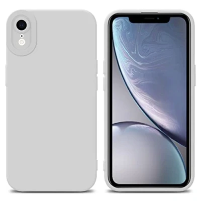 Immagine di Cadorabo Custodia compatibile con Apple iPhone XR in FLUID BIANCO Coperchio protettivo silicone TPU flessibile