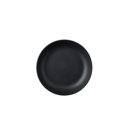 Immagine di Mepal Piatto Fondo Silueta Lavabile in lavastoviglie e microonde Piatti di plastica da Cena Servizio 21 cm Nordic Black