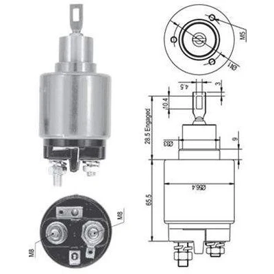 Immagine di MAGNETI MARELLI 940113050127 Elettromagnete, Motore d&#039;avviamento