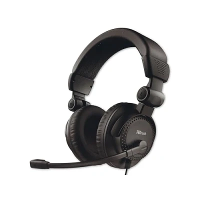 Immagine di Trust Como Cuffie Over Ear con Struttura Ripiegabile e Microfono Regolabile, Nero