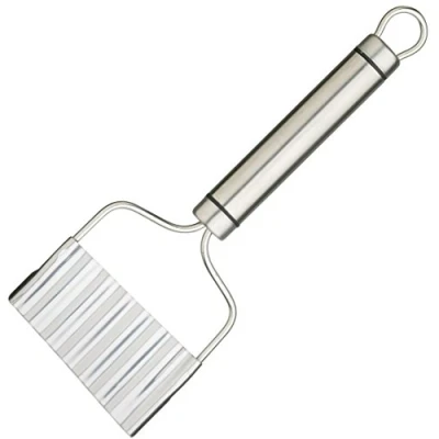 Immagine di PRO TOOLS &amp; SOFT GRIP KitchenCraft Professional Affetta Verdure/Taglierina per Patatine in Acciaio Inossidabile, 21 cm x 8 (8.5&quot; 3&quot;)