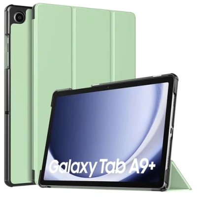 Immagine di TiMOVO Custodia Compatibile con Samsung Galaxy Tab A9+/A9 Plus 11&quot; 2023 SM X210/X216/X218, Sottile e Leggero, Cover Protettiva a Guscio Posteriore Rigido per A9+, Verde