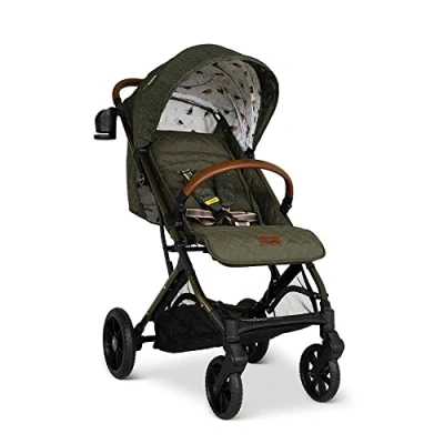 Immagine di Cosatto Woosh Trail Passeggino, Birth 25kg, Multi Terreno Sospensione Pieghevole Compatto, UPD100+ Cappuccio, Parapioggia Libera