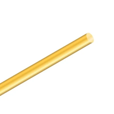 Immagine di iMeistek Asta rotonda in ottone massiccio da 8 mm, lunghezza 350 per tornio bar, modelli RC fai te