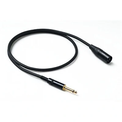 Immagine di Proel CHL220LU1 Cavo professionale audio sbilanciato con connessioni spina jack Mono 6.3 mm a volante Cannon XLR 3P Maschio (1mt)