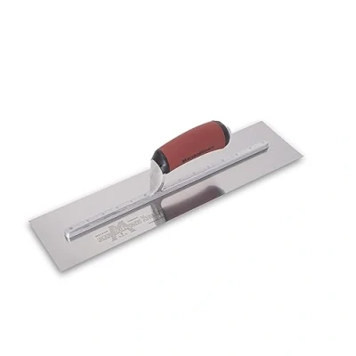 Immagine di Marshalltown frattazzo per lisciare i muri a secco, intonacatura in acciaio inossidabile con manico DuraSoft, dimensioni: 508x127 mm, argento