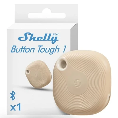 Immagine di Shelly Blu Button Tough Black Dimmer, Interruttore Bluetooth Low Energy