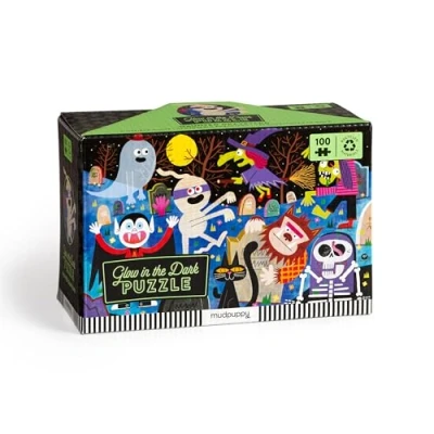 Immagine di Haunted Graveyard Glow in the Dark Puzzle: 100 Pieces