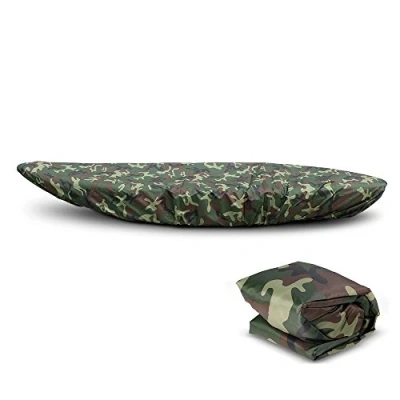 Immagine di Lixada Copertura universale Kajak, impermeabile e resistente ai raggi UV, protezione antipolvere per canoa barca, Camouflage 1, 5.5m