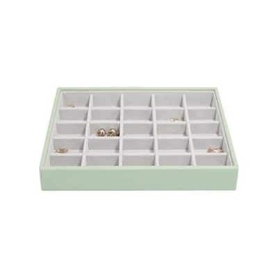 Immagine di Stackers Portagioie Classico a Cofanetto Dimensioni Medie Compartimento per bigiotteria Verde Salvia