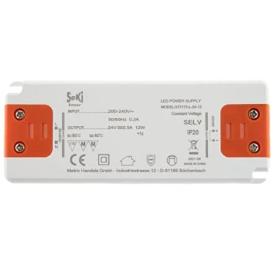 Immagine di SeKi Alimentatore LED L 12 24 V 0,5 A W; Driver Trasformatore