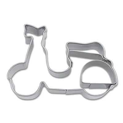 Immagine di Staedter motorino goffratura Cookie Cutter, Argento, 5.5 cm