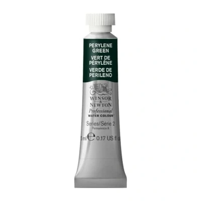 Immagine di Winsor &amp; Newton Professional Vernici ad acquerello, vivaci e resistenti alla luce, pigmenti per artisti, TUBO 5 ML, colore: Verde Di Perilene
