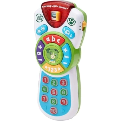 Immagine di LeapFrog Scout&#039;s Learning Lights Remote, giocattolo musicale per bambini con luci, suoni, numeri e lettere, educativo interattivo dai 6 mesi in su, 1, 2, 3, 4 anni, ragazzi
