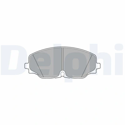 Immagine di DELPHI LP3543 Kit pastiglie freno Predisposto per contatto segnalazione usura con lamierino anticigolío accessori VOLKSWAGEN: Atlas