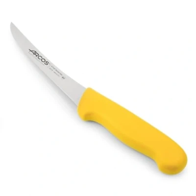 Immagine di Arcos Serie 2900 Coltello Disosso Lama Acciaio Inossidabile Nitrum 140 mm Manico Polipropilene Colore Giallo