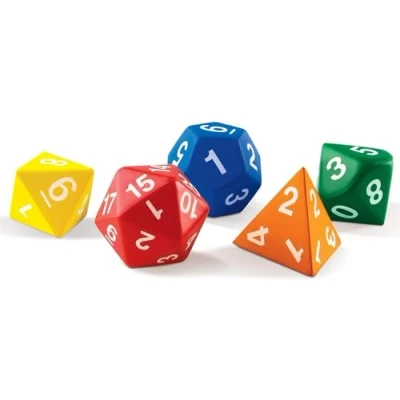 Immagine di Learning Resources Dadi poliedrici jumbo in schiuma