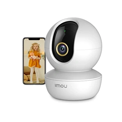 Immagine di Imou 1440P Telecamera WiFi Interno Videocamera Sorveglianza 2K+, Rilevamento Umano, Tracciamento del Movimento, Audio Bidirezionale, Rotazione a 360 Compatibile con Alexa Ranger SE