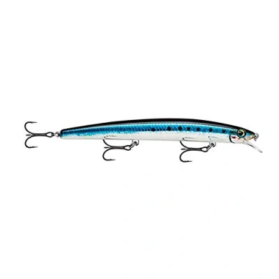 Immagine di Rapala Artificiale Spinning MaxRap Esca di Simulazione Aerodinamica per la Pesca in Mare profondità Nuoto 0.3, 0.3 0.9m 13cm/15g Prodotta Estonia Live Sardine Unisex Adult, 13 cm / 15 g