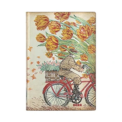Immagine di Paperblanks Agenda Flexi 12 mesi 2022 Holland Spring, Orizzontale, Midi (125 x 175 mm) (FG8034 3)