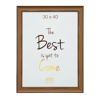 Immagine di Deknudt Frames S46XF3_30,0x40,0 Cornice portafoto in resina, 30 x 40 cm, colore: Marrone