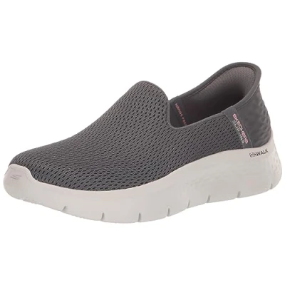 Immagine di Skechers Handfree Slip ins Go Walk Flex Relish da Donna, Scarpe Ginnastica, Carbone, 38 EU