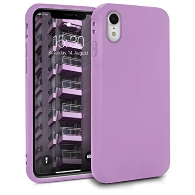 Immagine di MyGadget Cover per iPhone XR Custodia Protettiva in Silicone Ultra Morbido Case TPU Flessibile Protezione Antiurto &amp; Antigraffio Lilla