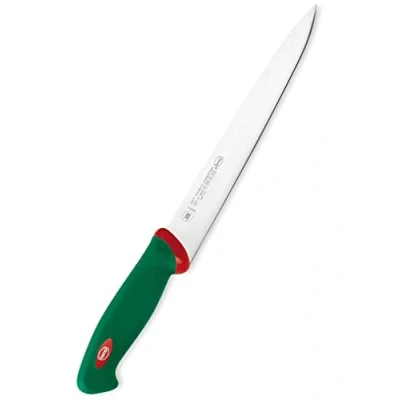 Immagine di Sanelli Premana Professional Coltello Yanagi Ba, Acciaio Inossidabile, Verde/Rosso, 37.0x3.0x3.5 cm