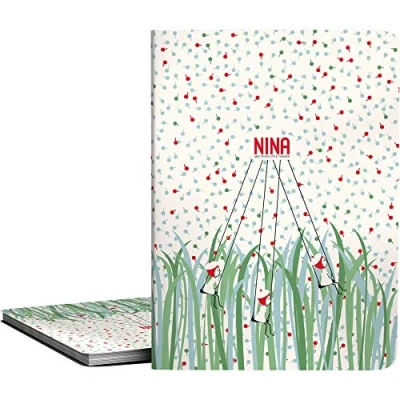 Immagine di Grafoplas Nina and Other Things 1332416 Raccoglitore con 30 tasche, formato DIN A4, copertina in polipropilene, colore: Naturale