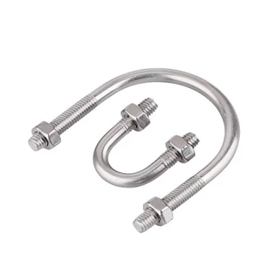 Immagine di BOZONLI Bullone a U, U Bullone, bolt acciaio INOX 304, con Dado,M8x60mm,2 pezzi