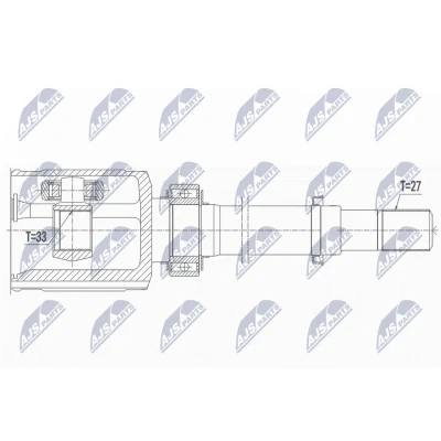 Immagine di NTY NPW NS 081 Kit Giunto Omocinetico Cambio manuale Assale anteriore Dx