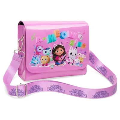 Immagine di Gabby&#039;s Dollhouse Borsetta Bambina Carina Borsa a Tracolla Ragazza Con Regolabile, Regali per Ragazze
