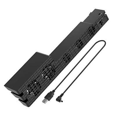 Immagine di DollaTek USB Ventola di Raffreddamento della Temperatura Super Turbo a 5 ventole Esterna con Cavo Nero per Console Gioco PS4 PRO