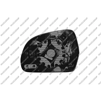 Immagine di PRASCO AD0247513 Vetro Specchio Retrovisore Dx AUDI: A4 B8 Avant, A3 Sportback, Hatchback