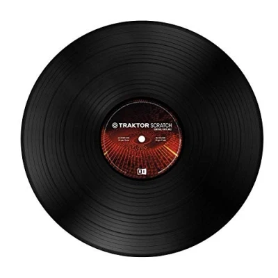Immagine di Native Instruments TCV Traktor Scratch Pro Control Vinyl Mk2, Nero