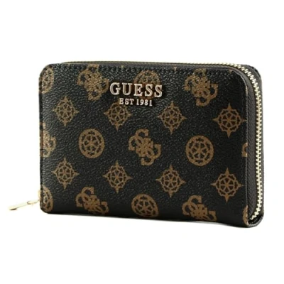 Immagine di Guess Laurel Medium ZIP Around Portafoglio, Donna, Taglia: One Size, Mocha logo