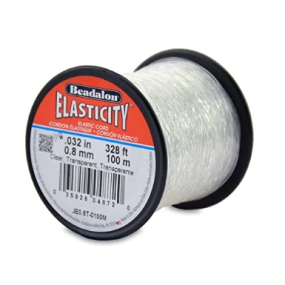 Immagine di Beadalon Filo elastico Elasticity, 0,8 mm, 100 m, colore: Trasparente