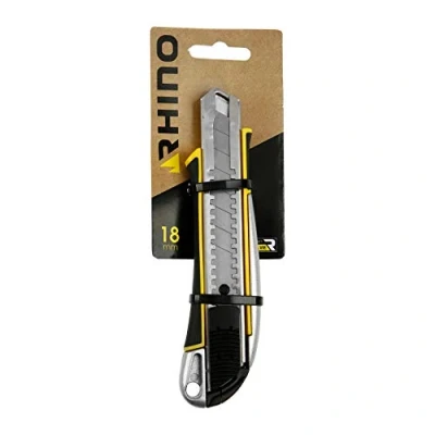 Immagine di Rhino 60482 Cran bimateriale/Cestello divisibile con caricatore da 18 mm, manico ergonomico, lama retrattile, NC