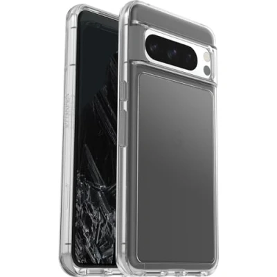 Immagine di Otterbox Symmetry Backcover per cellulare Google Pixel 8 Pro Trasparente Anti urti, Carica induttiva
