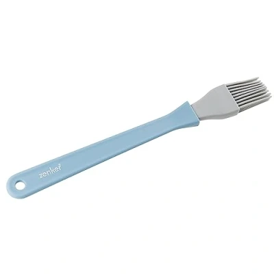 Immagine di Zenker Pennello piccolo in silicone con manico polipropilene Temp Max 230C Lavabile lavastoviglie Dim 25,4x3x1 cm Ingombro pack: 29,3x8x1